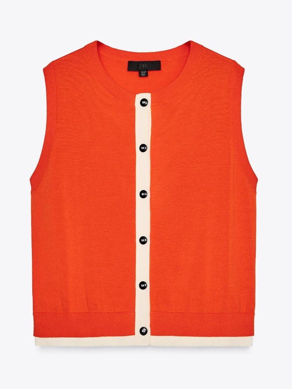 NWOT Color Block Knit Sweater Vest